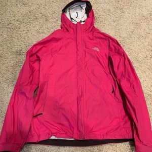 Pink North Face Rain Jacket